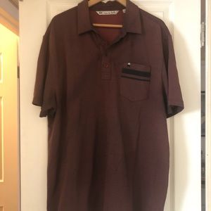 Maroon Travis Mathew Polo